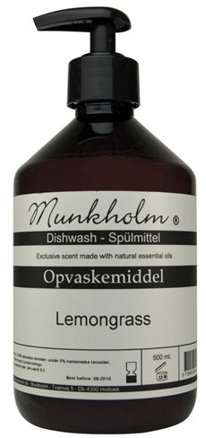 MUNKHOLM OPVASKEMIDDEL, LEMONGRASS, 500 ML